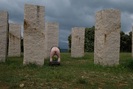 Une "œuvre d'art" quelque part en Espagne, de beaux blocs de pierre pour mettre en valeur mon gr...