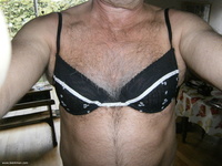 A bra over my breasts very sensitive to caresses and stimulations of all kinds