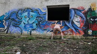 Exploration &quot;Urbex&quot; bare ass and cock in the air, it&#39;s so much more exciting!