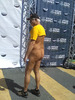 Tanned chubby Daddy NUDEALWAYS at Folsom Street Fair in San Francisci, California, United States.