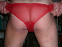 my ass in red